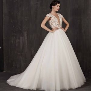Calla Blanche Elise Dress w/ Tulle Ball Gown
